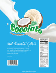 Cocolato by Gelatero Coconut Shell Gelato Box 12 units