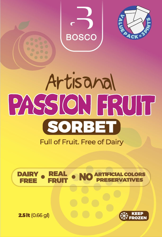 Dairy free artisan sorbet trays wholesale catering South Florida